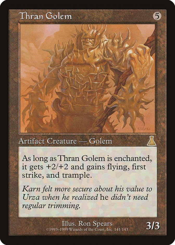 Image for Thran Golem (141) [Urza's Destiny]