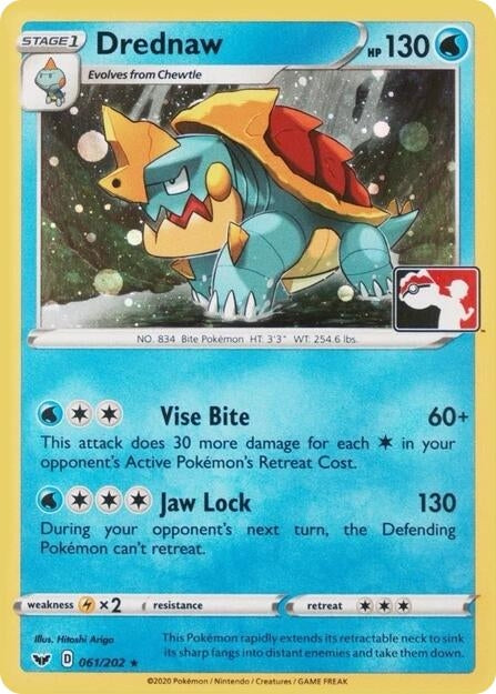 Image for Drednaw - 061/202 (League Promo) (061/202) - Pokemon