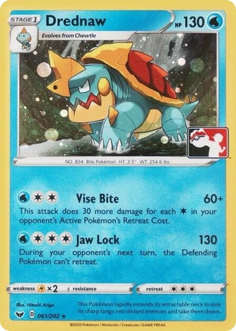 Image for Drednaw - 061/202 (League Promo) (061/202) - Pokemon
