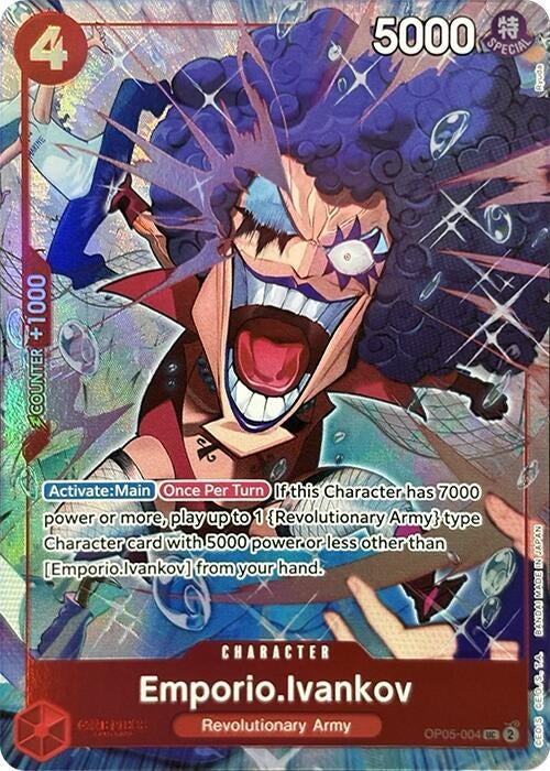 Emporio.Ivankov (Premium Card Collection -Best Selection Vol. 3-) (OP05-004) (One Piece Promotion Cards)