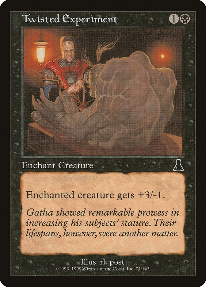 Image for Twisted Experiment (74) [Urza's Destiny]