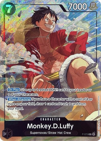 Monkey.D.Luffy (Premium Card Collection -Best Selection Vol. 3-) (P-075) (One Piece Promotion Cards)