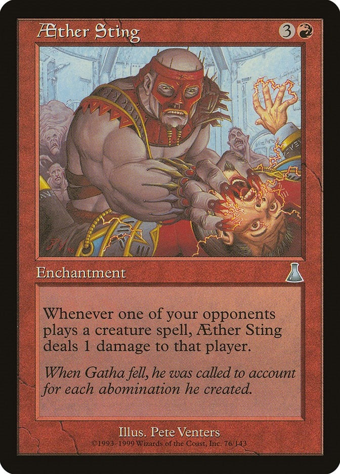 Image for Aether Sting (76) [Urza's Destiny]