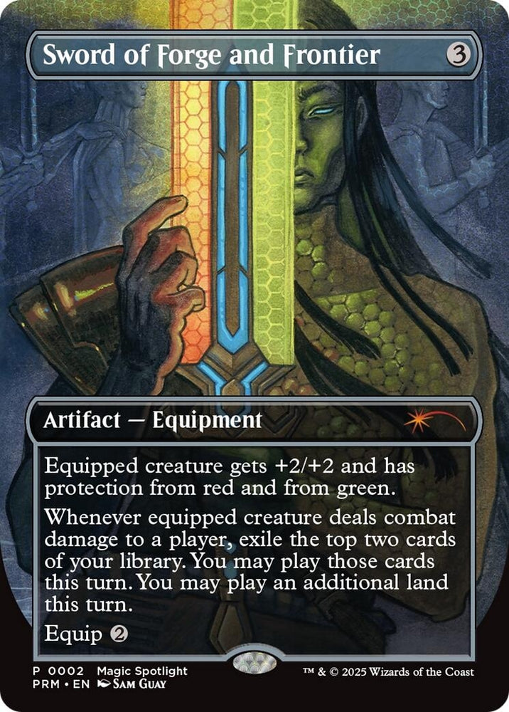 Image for Sword of Forge and Frontier (Borderless) (2) (Unique and Miscellaneous Promos) - Magic: The Gathering