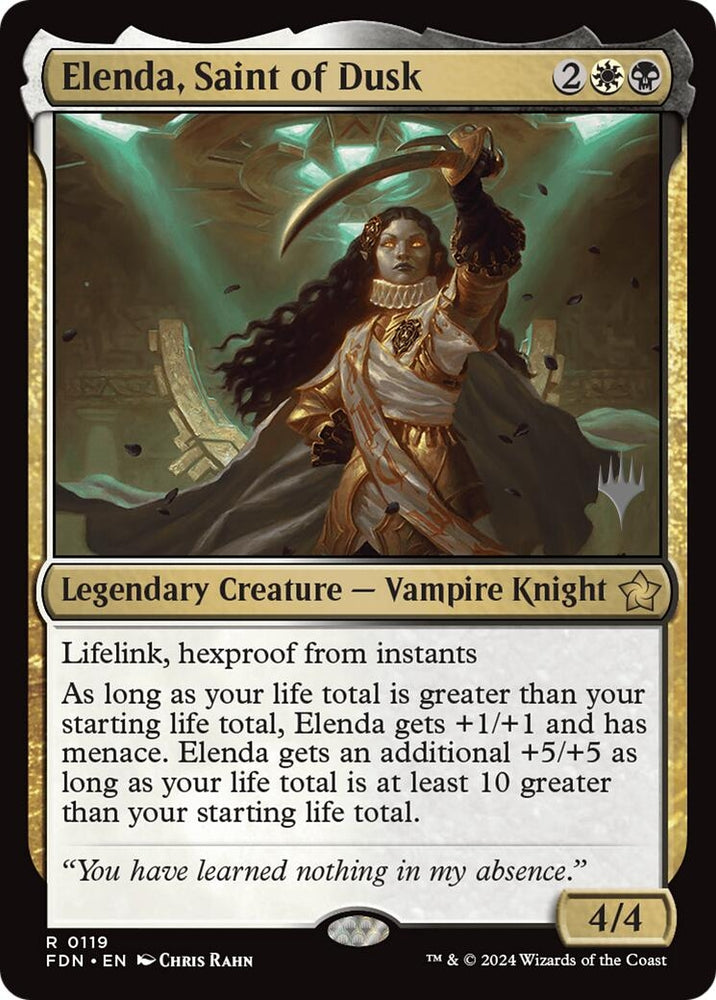 Image for Elenda, Saint of Dusk (119) (Promo Pack: Aetherdrift) (PPDFT) - Magic: The Gathering