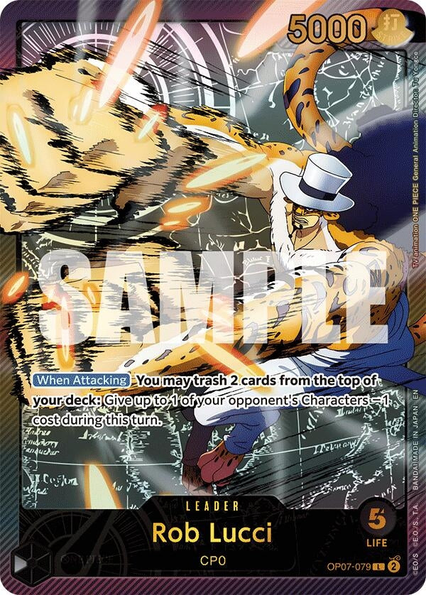 Image for Rob Lucci (SP) (OP07-079) - One Piece Card Game