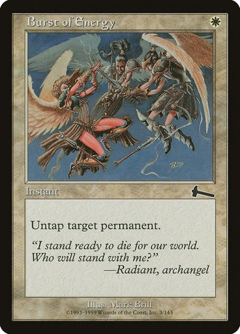 Image for Burst of Energy (3) - Magic: The Gathering