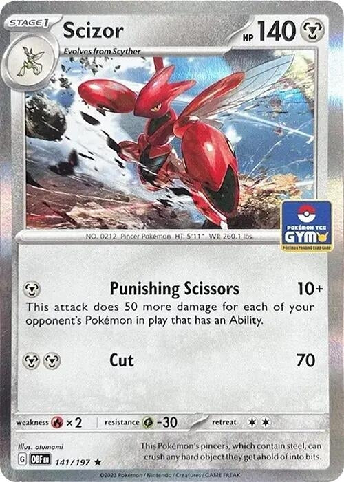 Image for Scizor - 141/197 (Pokemon Gym Promo) (141/197) - Pokemon
