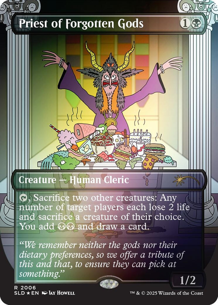 Image for Priest of Forgotten Gods (Rainbow Foil) (2006) - Magic: The Gathering