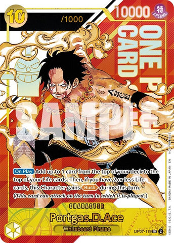 Image for Portgas.D.Ace (Serial Numbered) (OP07-119) - One Piece Card Game