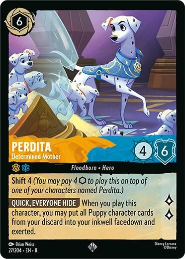 Image for Perdita - Determined Mother (27/204) [Reign of Jafar] - Disney Lorcana