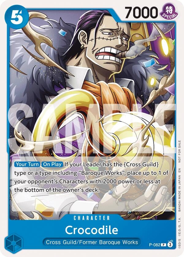 Crocodile (Store 2-on-2 Battle 2025) (P-082) (One Piece Promotion Cards)