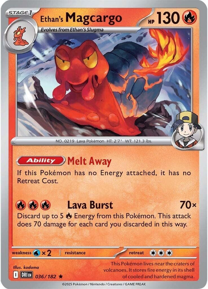 Ethan's Magcargo 036/182 SV: Destined Rivals
