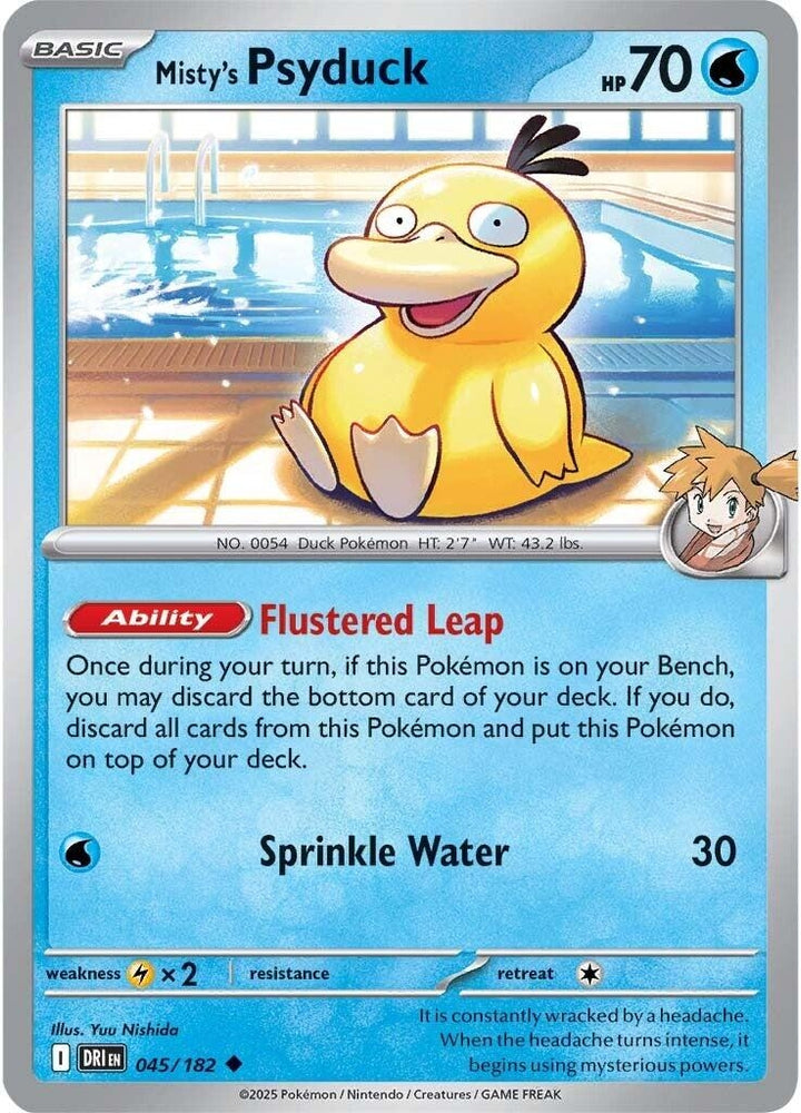 Misty's Psyduck 045/182 SV: Destined Rivals
