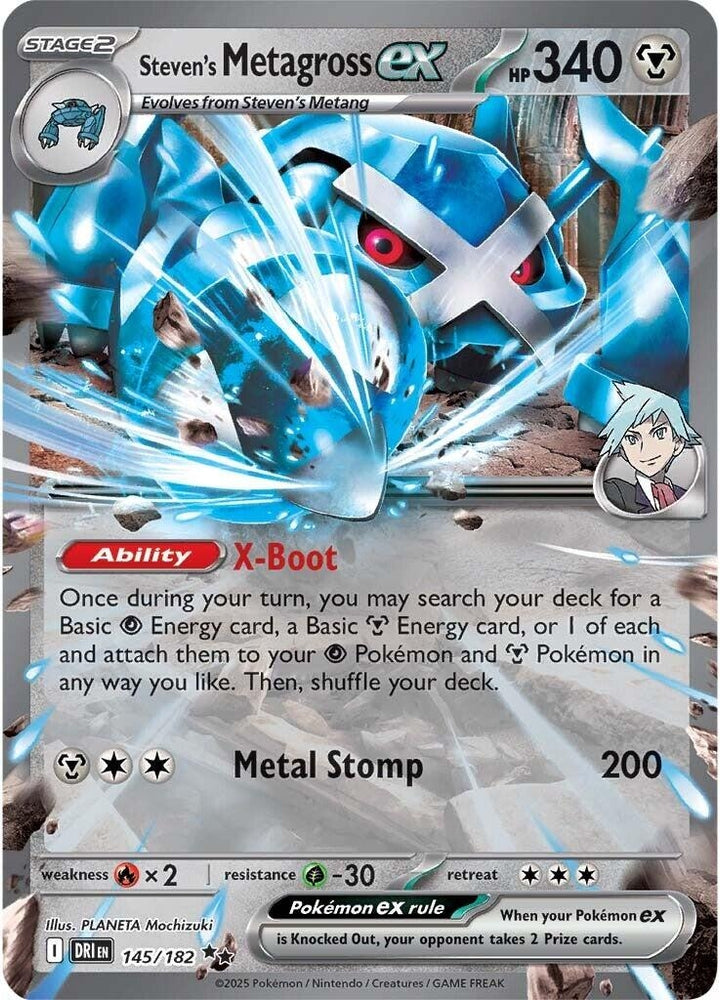 Steven's Metagross ex (145/182) (SV10: Destined Rivals)