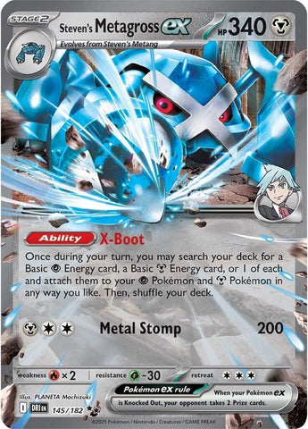 Steven's Metagross ex (145/182) (SV10: Destined Rivals)