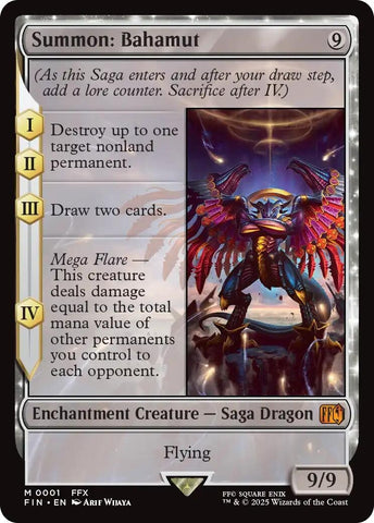Image for Summon: Bahamut (1) (FINAL FANTASY) - Magic: The Gathering