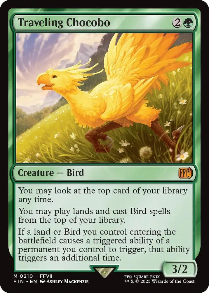 Image for Traveling Chocobo (210) (FINAL FANTASY) - Magic: The Gathering