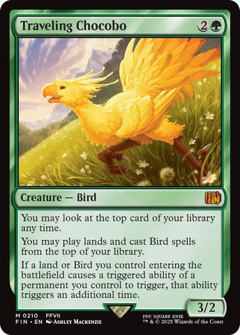 Image for Traveling Chocobo (210) (FINAL FANTASY) - Magic: The Gathering