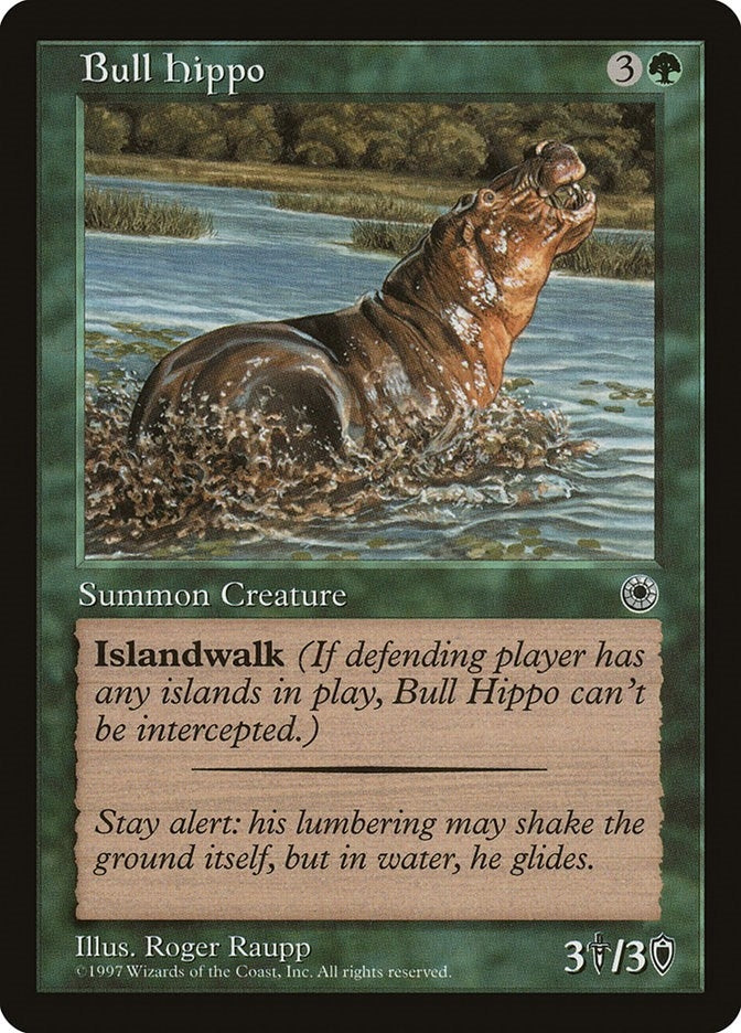 Image for Bull Hippo (Flavor Text) [Portal]