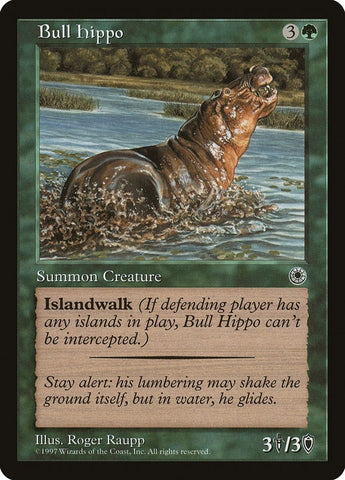 Image for Bull Hippo (Flavor Text) [Portal]