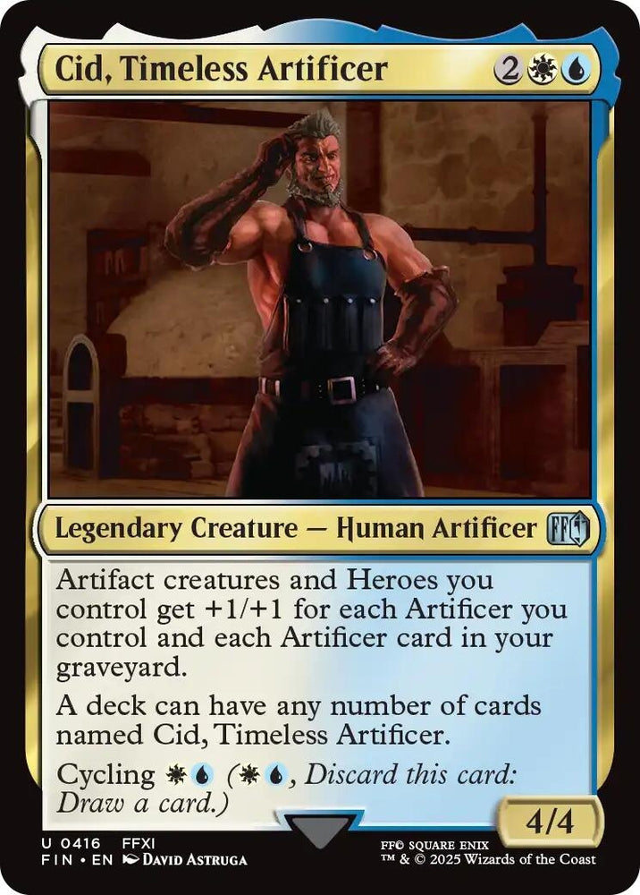 Image for Cid, Timeless Artificer (0416) (416) (FINAL FANTASY) - Magic: The Gathering