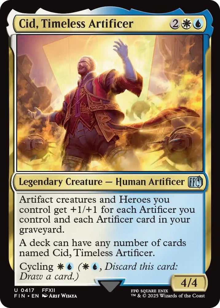 Image for Cid, Timeless Artificer (0417) (417) (FINAL FANTASY) - Magic: The Gathering