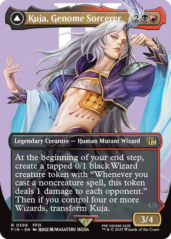 Image for Kuja, Genome Sorcerer (Borderless) (399) (FINAL FANTASY) - Magic: The Gathering