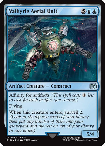 Image for Valkyrie Aerial Unit (84) (FINAL FANTASY) - Magic: The Gathering