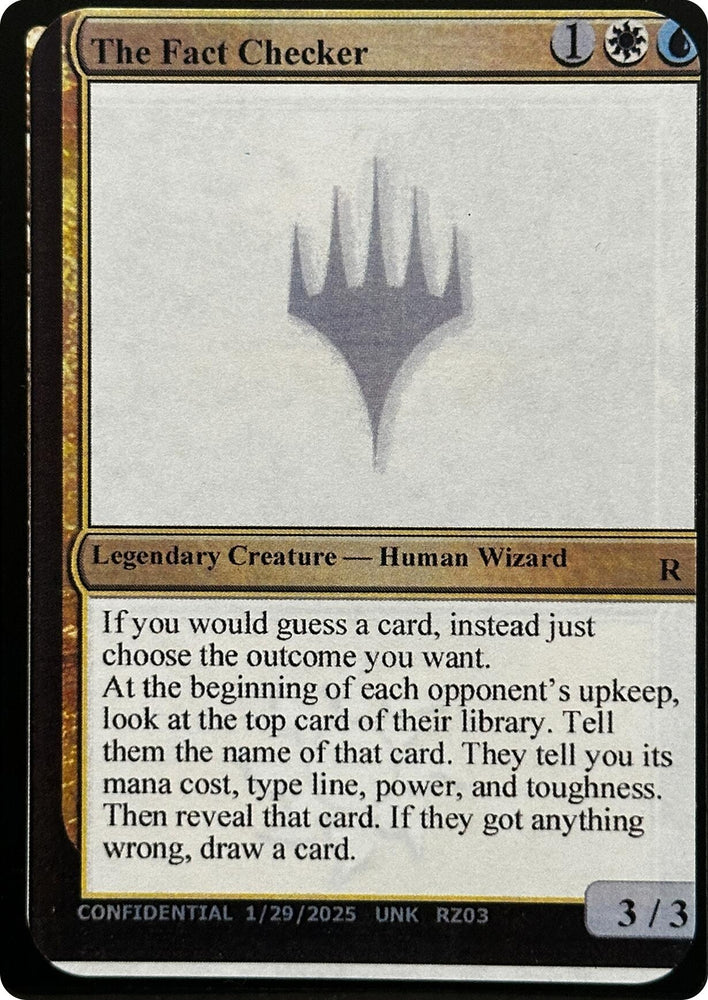 Image for The Fact Checker - Magic: The Gathering