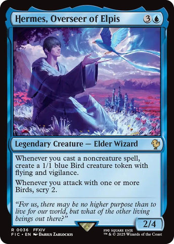 Image for Hermes, Overseer of Elpis (36) (Commander: FINAL FANTASY) - Magic: The Gathering