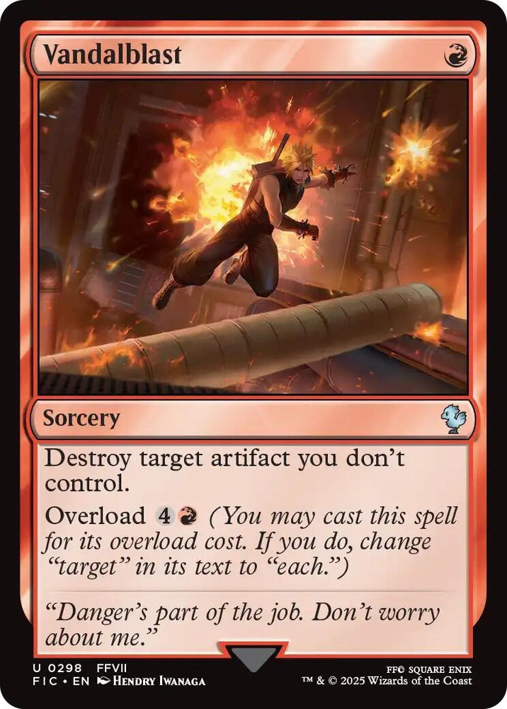 Image for Vandalblast (298) (Commander: FINAL FANTASY) - Magic: The Gathering