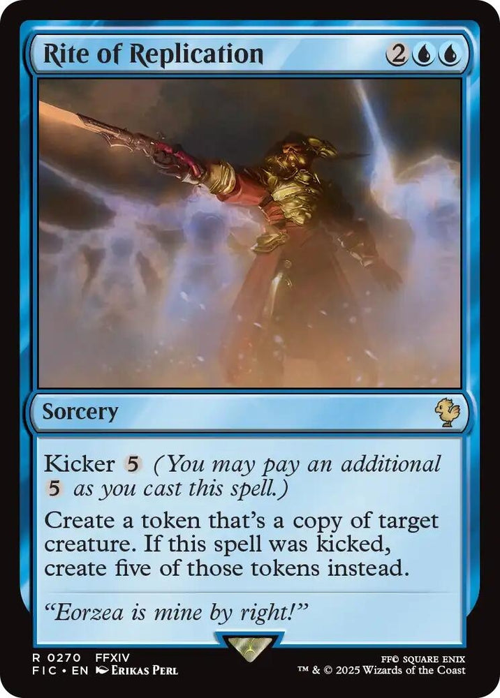 Image for Rite of Replication (270) (Commander: FINAL FANTASY) - Magic: The Gathering