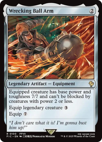 Image for Wrecking Ball Arm (100) (Commander: FINAL FANTASY) - Magic: The Gathering