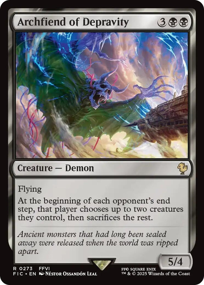 Image for Archfiend of Depravity (273) (Commander: FINAL FANTASY) - Magic: The Gathering