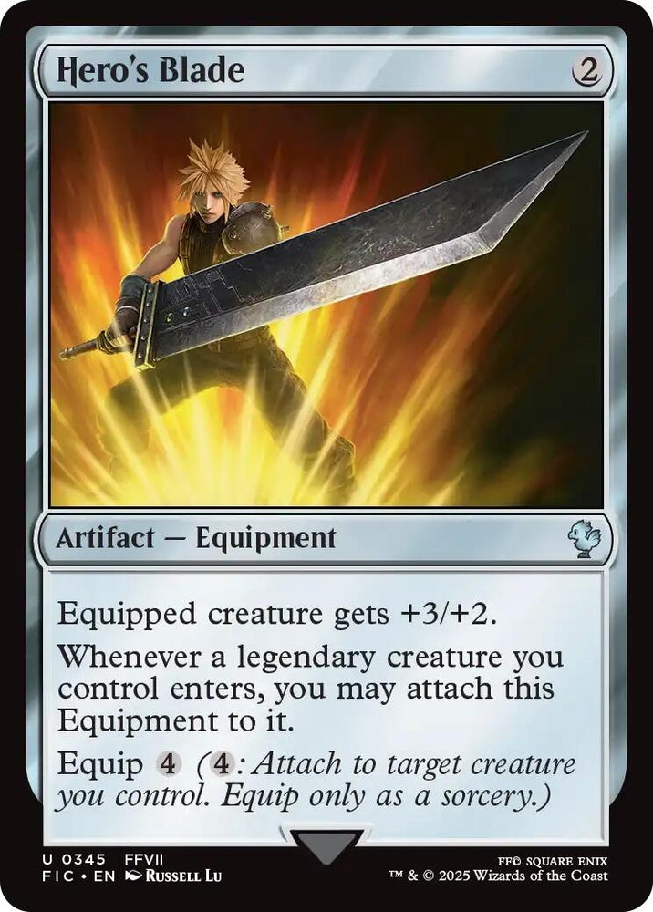 Image for Hero's Blade (345) (Commander: FINAL FANTASY) - Magic: The Gathering
