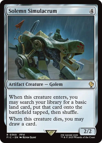 Image for Solemn Simulacrum (360) (Commander: FINAL FANTASY) - Magic: The Gathering
