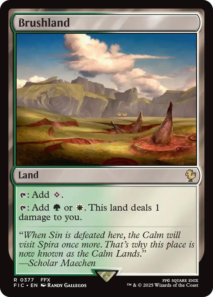 Image for Brushland (377) (Commander: FINAL FANTASY) - Magic: The Gathering