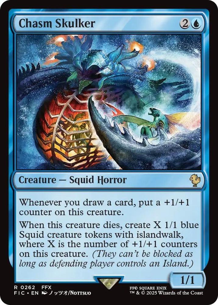 Image for Chasm Skulker (262) (Commander: FINAL FANTASY) - Magic: The Gathering