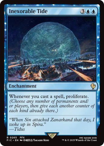 Image for Inexorable Tide (265) (Commander: FINAL FANTASY) - Magic: The Gathering