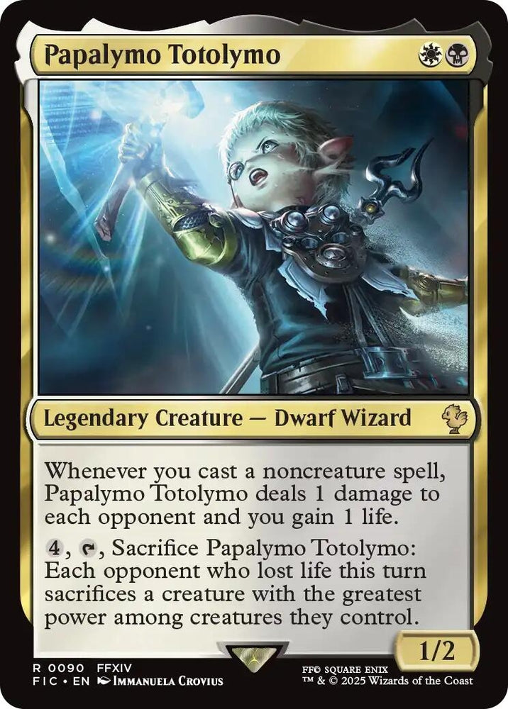 Image for Papalymo Totolymo (90) (Commander: FINAL FANTASY) - Magic: The Gathering