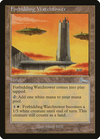 Image for Forbidding Watchtower (140) - Magic: The Gathering