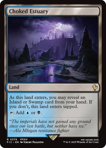 Image for Choked Estuary (379) (Commander: FINAL FANTASY) - Magic: The Gathering