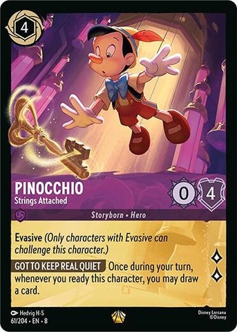 Image for Pinocchio - Strings Attached (61/204) - Disney Lorcana