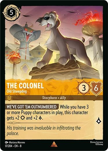 Image for The Colonel - Old Sheepdog (17/204) - Disney Lorcana