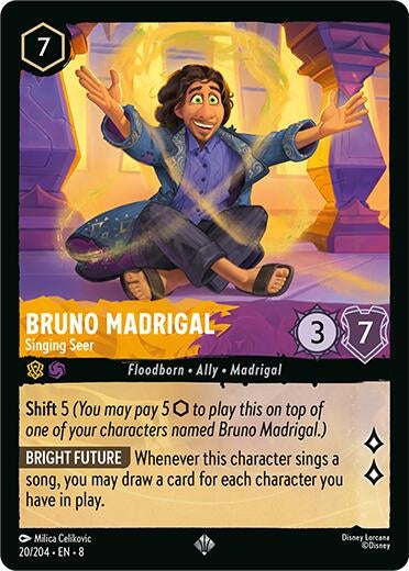 Image for Bruno Madrigal - Singing Seer (20/204) [Reign of Jafar] - Disney Lorcana