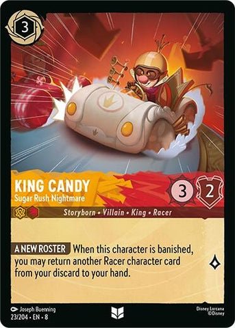 Image for King Candy - Sugar Rush Nightmare (23/204) [Reign of Jafar] - Disney Lorcana