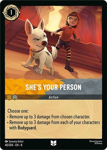 Image for She's Your Person (40/204) [Reign of Jafar] - Disney Lorcana