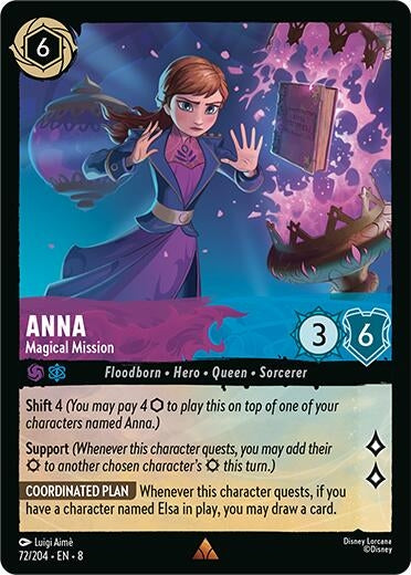 Image for Anna - Magical Mission (72/204) [Reign of Jafar] - Disney Lorcana