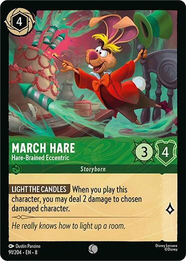 Image for March Hare - Hare-Brained Eccentric (91/204) [Reign of Jafar] - Disney Lorcana